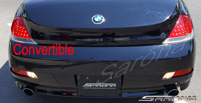 Custom BMW 6 Series  Convertible Trunk Wing (2008 - 2010) - $1900.00 (Part #BM-119-TW)